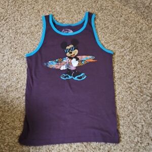 Disney Purple Tank Top with Blue Trim
